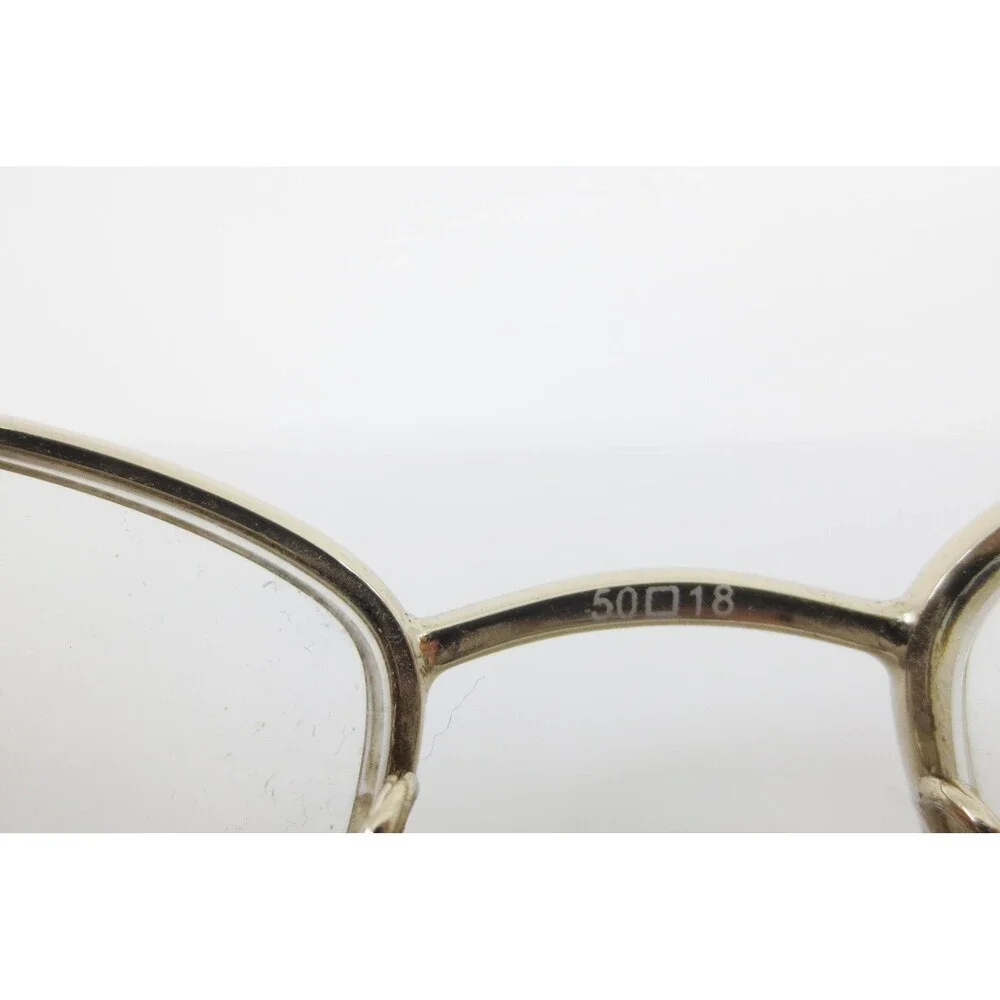 Visage F200 GLD Gold Oval Eyeglasses Filigree Temples 50-18-140 Women Frames